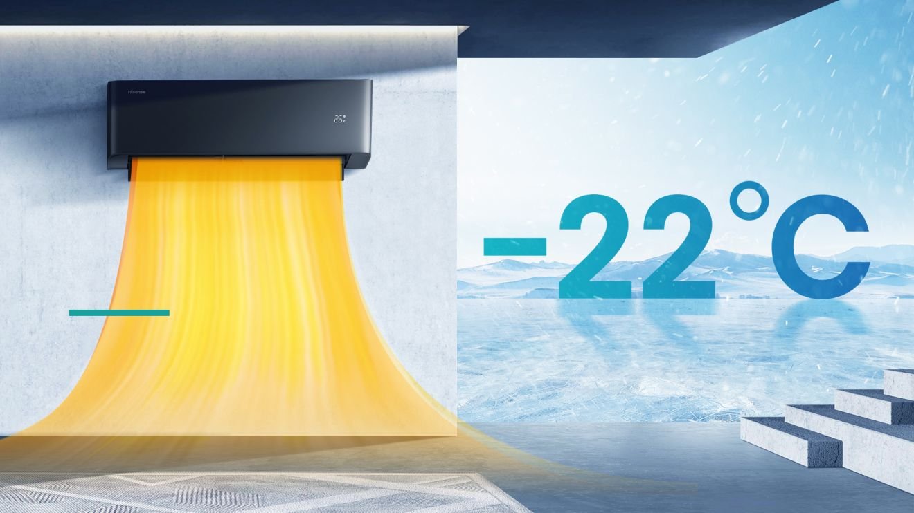 Hisense HB25XU0BG inverter klima uređaj | UNI HB 6 Hisense HB25XU0BG inverter klima uređaj | UNI HB Hisense HB25XU0BG — Uni HB Black Heating At -22℃