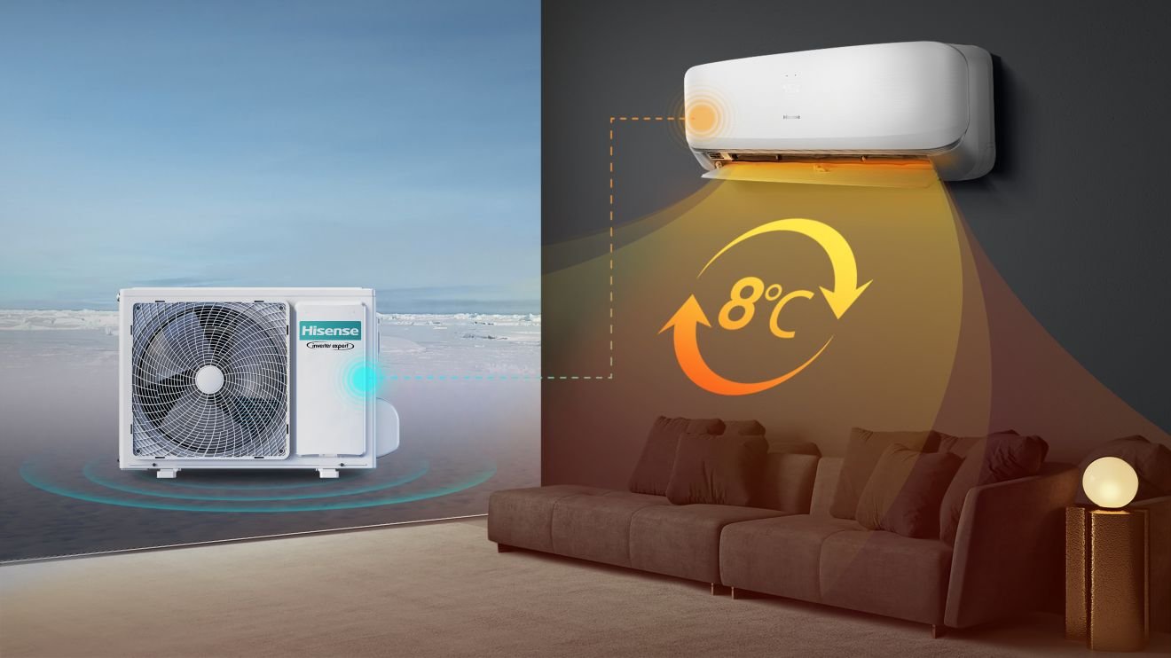 Hisense QJ35XJ3AG — Fresh Air White QJ Heat-at-8℃ (HSN 2025)