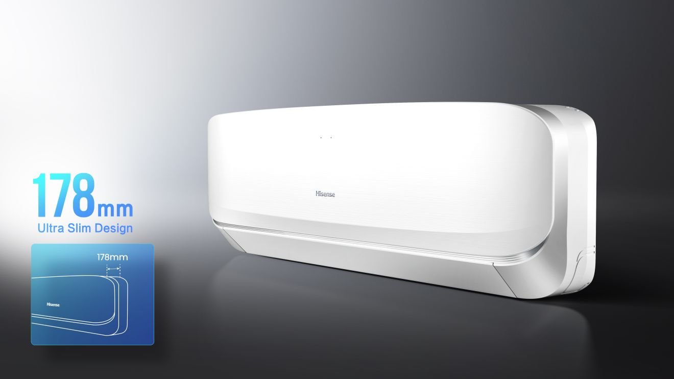 Hisense QJ35XJ3AG — Fresh Air White QJ Ultra Slim Design (HSN 2025)