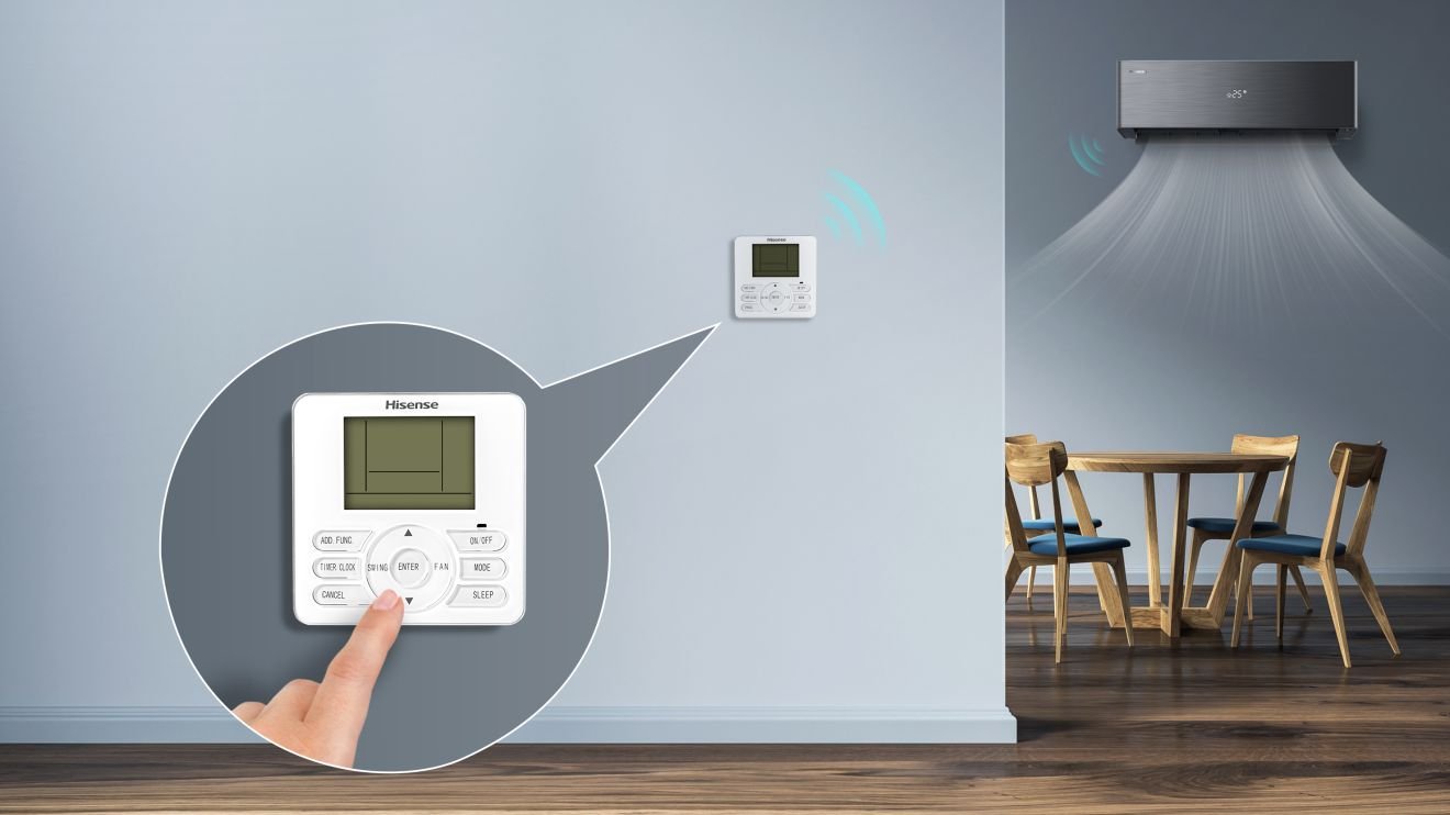 Hisense QH35XV4BG inverter klima uređaj | Energy pro X 18 Hisense QH35XV4BG inverter klima uređaj | Energy pro X Hisense QH35XV4BG — Energy Pro X Black Wired-Controller-Optional (2024