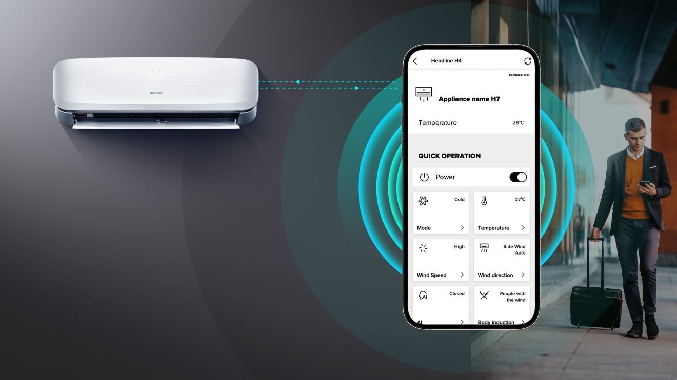 Hisense QJ35XJ3AG — Fresh Air White QJ WIFl-Control (HSN 2025)